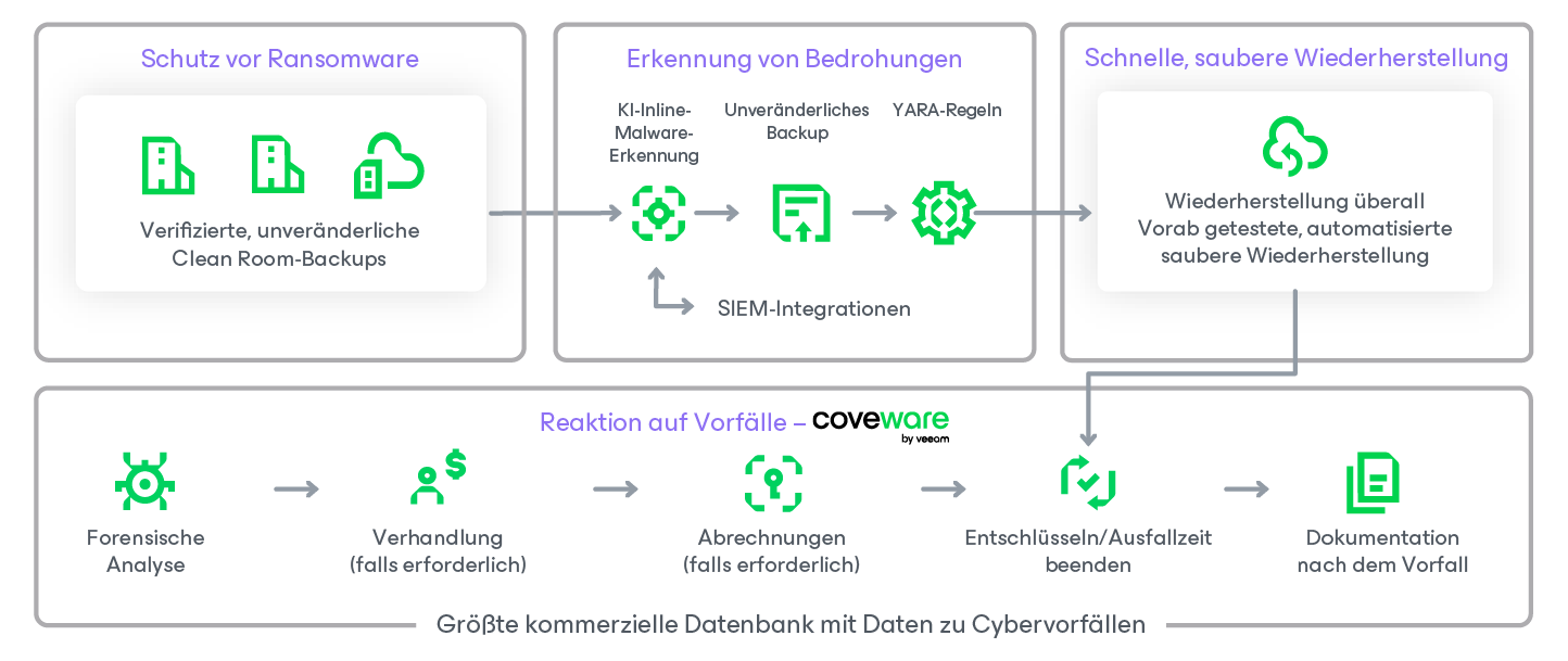 Diagramm zum Veeam Cyber Secure-Programm