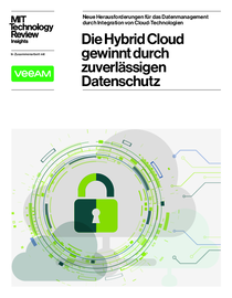 Die Hybrid Cloud gewinnt durch zuverlässigen Datenschutz