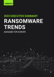 2023 Executive summary: Ransomware trends Ausgabe für Europe