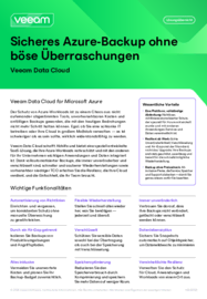 Veeam Data Cloud <em>for Microsoft Azure</em>