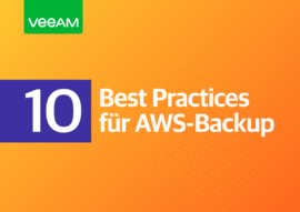 10 Best Practices für AWS-Backup