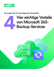 Vier wichtige Vorteile von Microsoft 365-Backup-Services