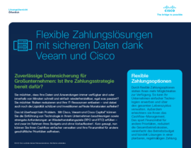 Flexible Zahlungslösungen mit sicheren Daten dank Veeam und Cisco