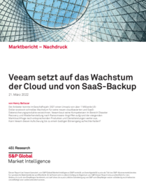 Marktbericht: Veeam setzt auf das Wachstum der Cloud und von SaaS-Backup