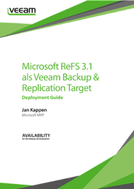 Microsoft ReFS 3.1 als Veeam Backup & Replication Target