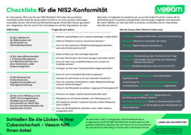 Checkliste für die NIS2-Konformität