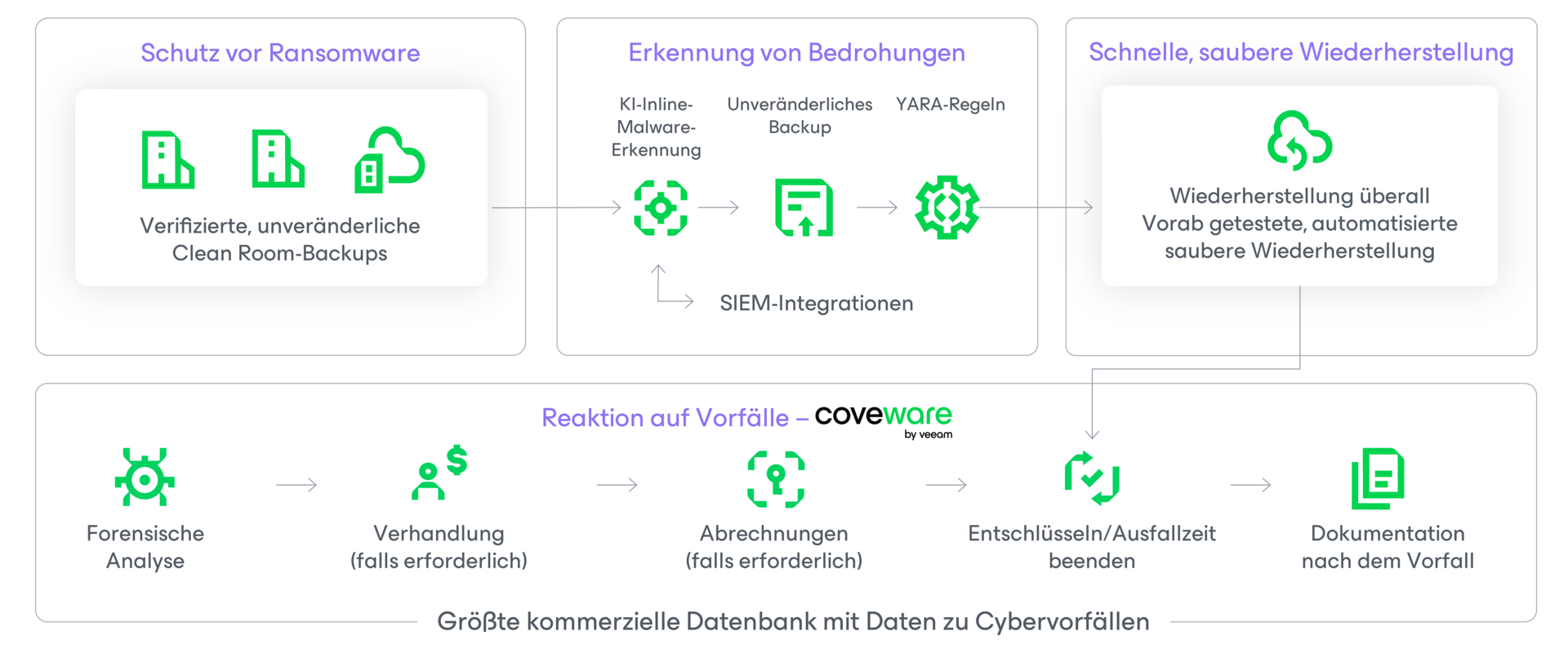 Diagramm zum Veeam Cyber Secure-Programm