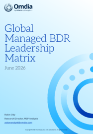 Omdia BDR Leadership Matrix Report