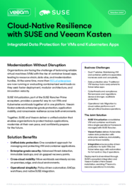 Cloud-Native Resilience with SUSE and Kasten