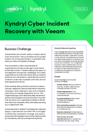 Kyndryl Cyber Incident Recovery with Veeam