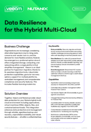 Strengthen Data Resilience with Nutanix Unified Storage + Veeam