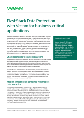 FlashStack Data Protection with Veeam