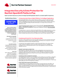 Integrated Security & Data Protection for Red Hat OpenShift Platform Plus 