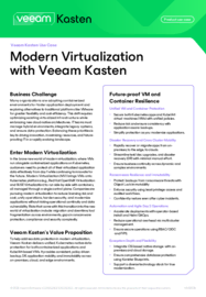 Modern Virtualization with Veeam Kasten