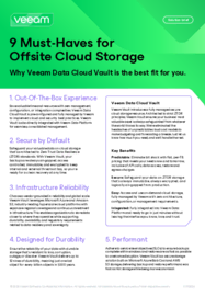 9 Must Haves for Offsite Cloud Storage