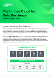 Veeam Data Cloud Solution Brief