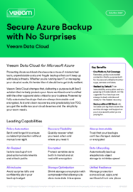 Veeam Data Cloud <em>for Microsoft Azure</em>
