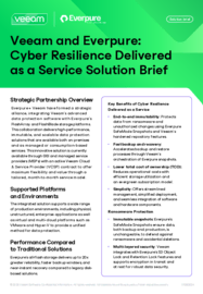 Veeam and Everpure: Cyber Resilience Delivered as a Service Solution Brief