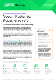 What’s New: Veeam Kasten for Kubernetes v8.5