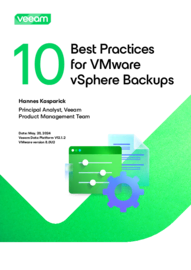 10 VMware Backups Best Practices