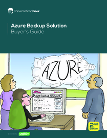 Conversational Geek Azure Backup Buyer's Guide - 2nd Edition