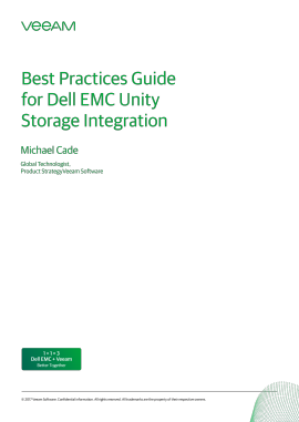 Best Practices Guide for Dell EMC Unity Storage Integration