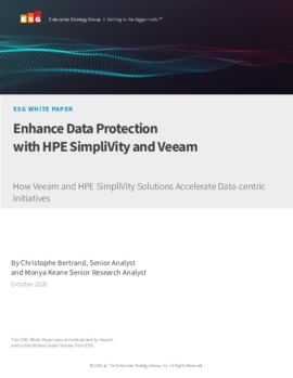 Enhance Data Protection with HPE SimpliVity and Veeam