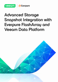 Advanced Storage Snapshot Integration with Everpure FlashArray and Veeam Data Platform