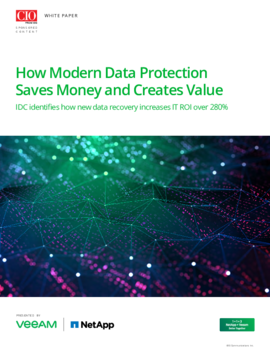 How Modern Data Protection Saves Money and Creates Value