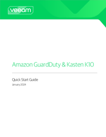 Amazon GuardDuty & Kasten K10 Quick Start Guide 