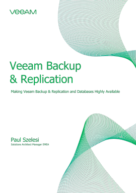 Making Veeam Backup & Replication and databases highly available