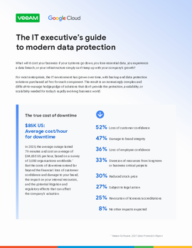 Google Cloud and Veeam:  The IT Executive’s Guide to Modern Data Protection