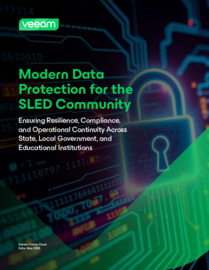 Modern Data Protection for the SLED Community