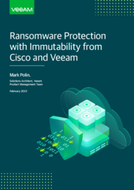 Ransomware Protection with Immutability from Cisco and Veeam