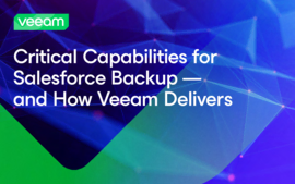 Critical Capabilities for Salesforce Backup – and How Veeam Delivers