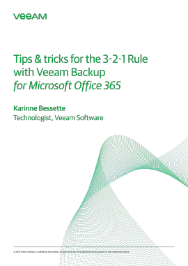 Tips & Tricks for the 3-2-1 Rule With Veeam Backup for Microsoft Office 365