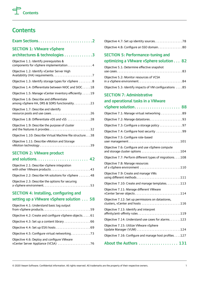 Veeam Unofficial VMware VCP-DCV 2020 Study Guide