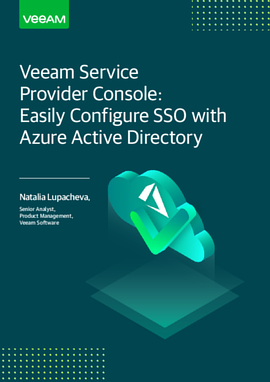 Veeam Service Provider Console: Easily configure SSO with Azure Active Directory