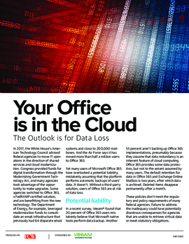Your Office in the Cloud: The Outlook is for Data Loss
