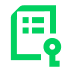 Generic zero trust server storage physical key lock security icon