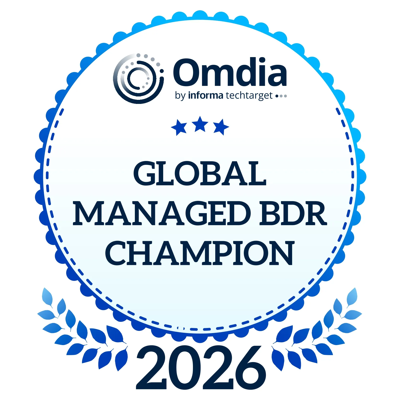 Global managed bdr champion dark page