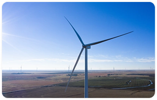Windmills in the desert