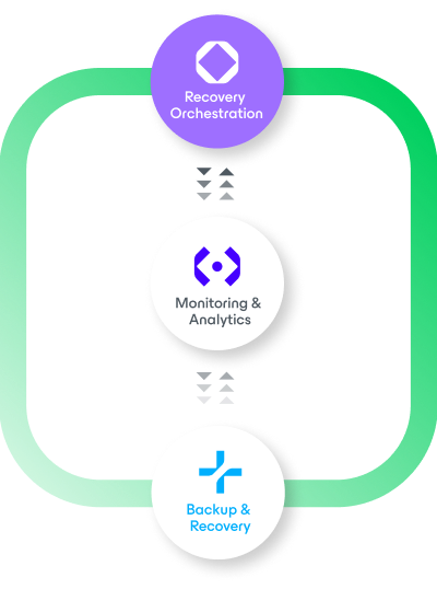 Recovery orchestrator hero diagram