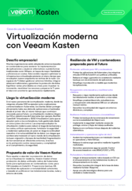 Virtualización moderna con Veeam Kasten 