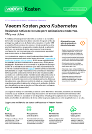 Descripción general del producto Veeam Kasten for Kubernetes