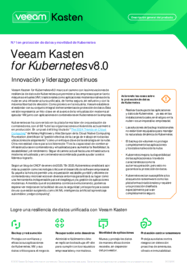 Novedades: Veeam Kasten for Kubernetes v8.0