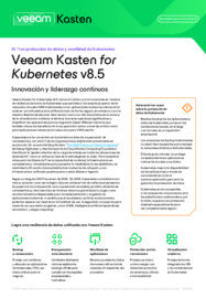 Novedades: Veeam Kasten for Kubernetes v8.5