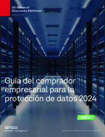 451 Research: Guía del comprador corporativo para la protección de datos 2024