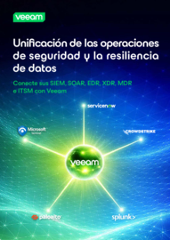 Unificación de las operaciones de seguridad y la resiliencia de datos