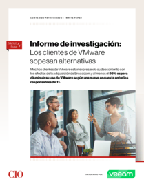 Informe de investigación: Los clientes de VMware sopesan alternativas